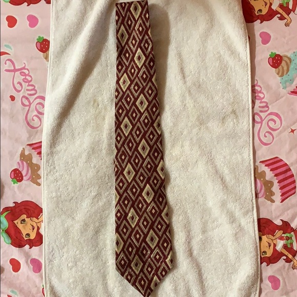 Bill Robinson Red/Gold Tie - Picture 4 of 6